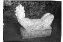Close view of Chac Mool figure after removal of all the fill