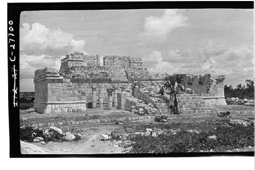 Temple of Wall Panels at the end of 1927 field season