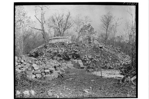 Casa Redonda. West view after repair.