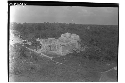 Temple of Wall Panels from southwest