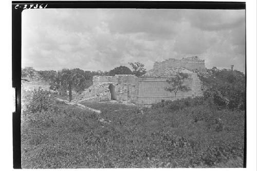 Temple of Wall Panels from southwest