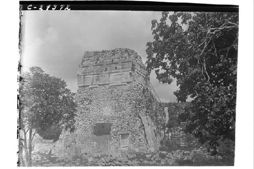 Temple of the Jaguars, from NE.