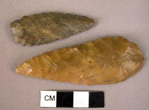 Arrowhead, flint, leaf shaped