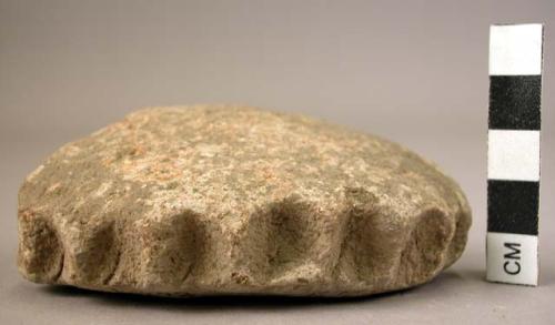 Pot cover, pottery, fragment