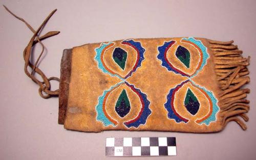 Uncompahgre Ute bag. Rectangular shape.