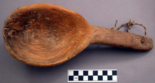 Wooden spoon.