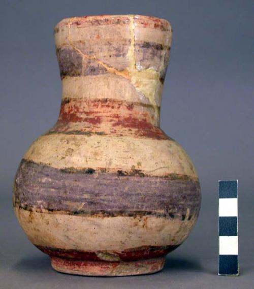 Polychrome pottery jar