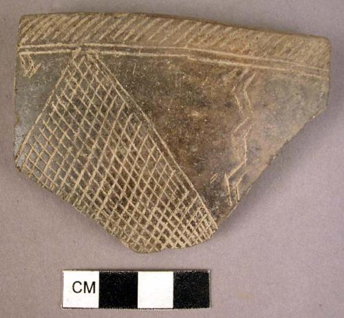 Potsherd, rim