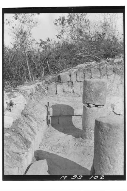 Northeast corner of Northeast Annex