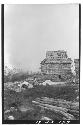 Monjas - View of Iglesia and excavation from N.W.