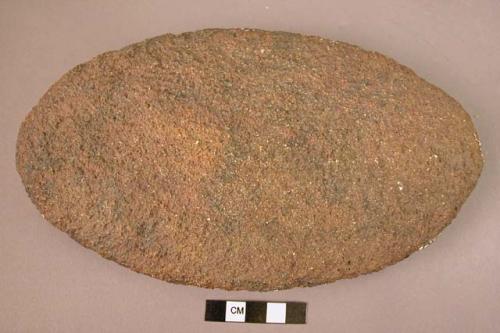 CAST of large stone bi-convex axe-like tool or object