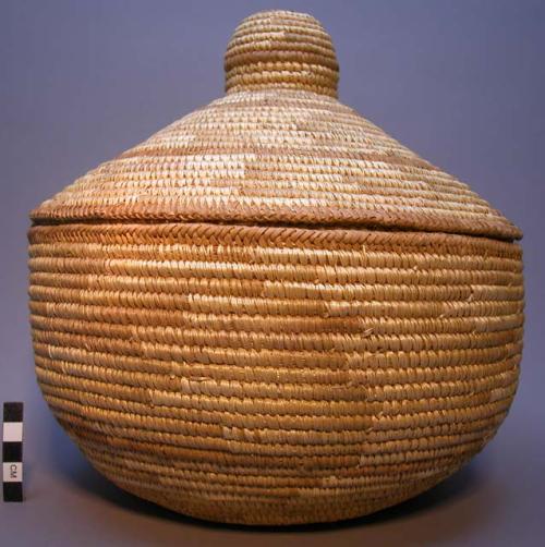 "Warebo" - rounded baskets like this used for 1) storage for cotton; trinkets et