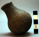 Miniature clay pot - incised decoration ("njemeko")