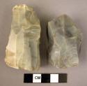 3 flint cores