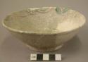 Glazed clay bowl