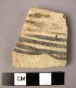 Potsherd of Pisdeli painted ware - simple bowl type; straw tempered