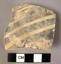 Body sherd, painted ware. Painted on outside