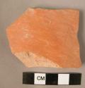 Potsherd, base, Red ware - note textile (?) impression