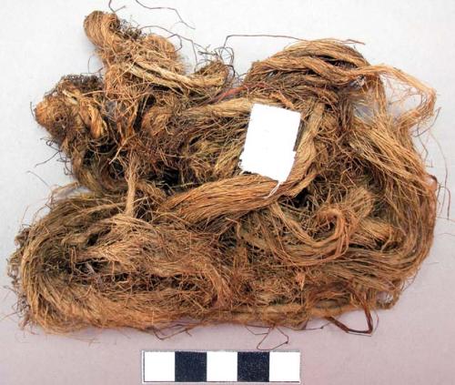 Fragment of fibre apron