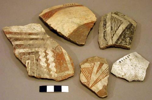 Sherds - outside decorated