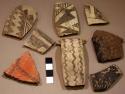 Intrusive sherds