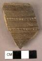 Potsherd, decorated