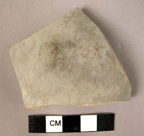 Body sherd of grey ware, bowl (rare)