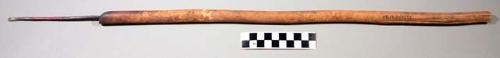 Boy's frog spear of wooden shaft and metal point - Mununda