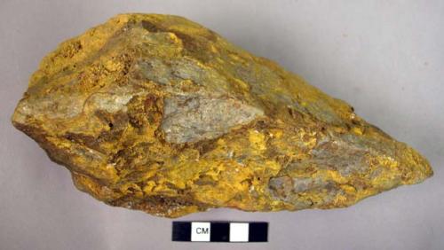 Heavy crude quartzite fist axe