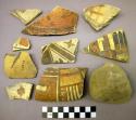 Reused sherd, sikyatki polychrome