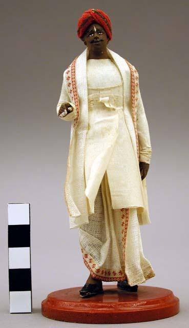 Figurine of male madras merchant