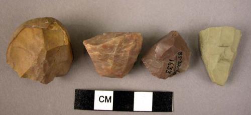 5 flint cores