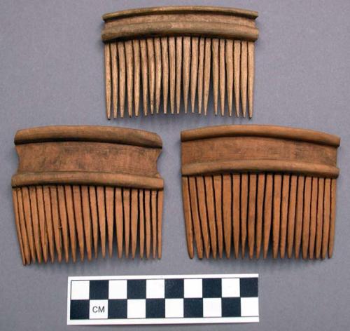 Wooden combs