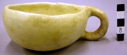 Plain pottery cup