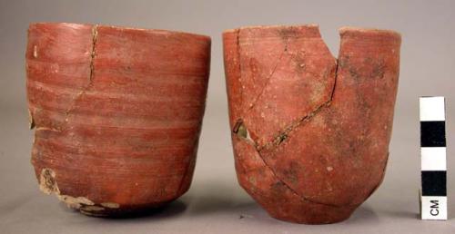 Cup, pottery, 9 fragments