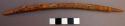 Ivory war arrowhead with 3 single barbs
