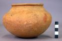 Rather large pottery jar with incised design around shoulders - Armadillo ware