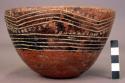 Bowl, incised decoration