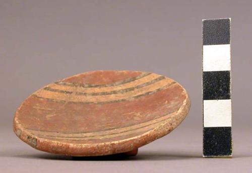 Miniature Pottery Plate (2 5/8" d)