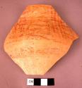 One polychrome rim sherd