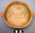 Small wooden dish (yiwe) - new specimen made along old-fashioned lines+