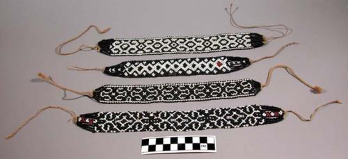 Man's beaded neck bands