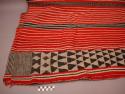 Man's sheep's wool poncho - woven by women for men; arawak type loom