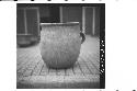 Large orange ware, 2-handled jar with Usulutan decoration.