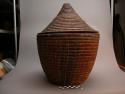 Bowl basket with conical cover