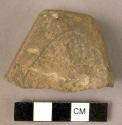 Stone fragment, probably part of a whetstone