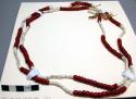 Necklace of glass beads