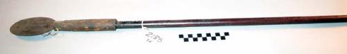 Iron pointed spear (with oval tip)