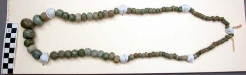 String of stone beads