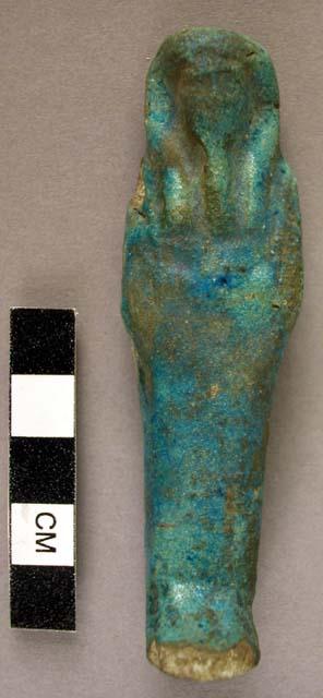 Ushabti, blue glaze